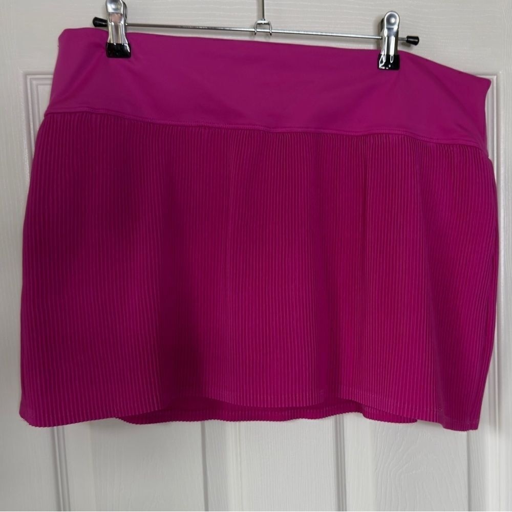 Women's Micro Pleated Skort Athletic Skort - All in Motion Pink XL - Picture 5 of 11